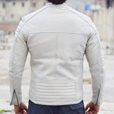 White Leather Jacket
